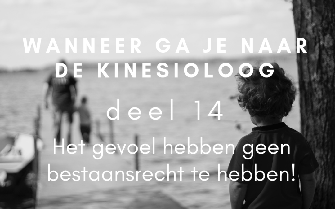 Wanneer ga je naar de kinesioloog 14