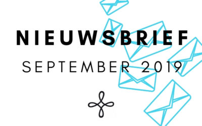 Nieuwsbrief September 2019